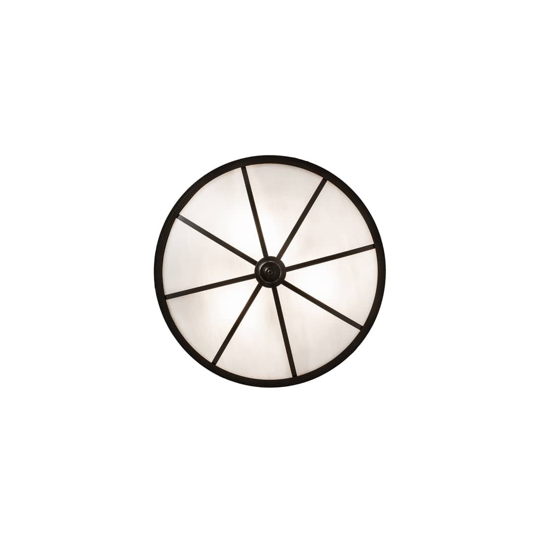 Commerce 3 Light 24" Wide Semi-Flush Bowl Ceiling Fixture