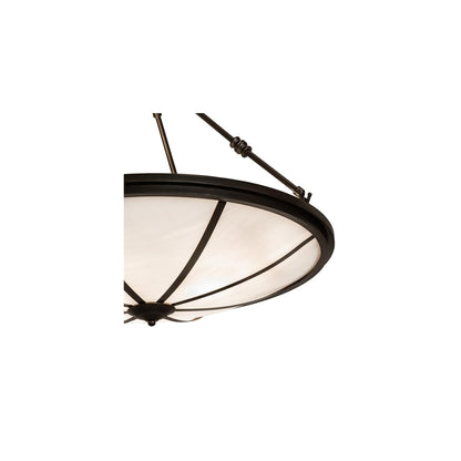 Commerce 3 Light 24" Wide Semi-Flush Bowl Ceiling Fixture