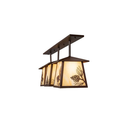 3 Light 48" Wide Linear Pendant