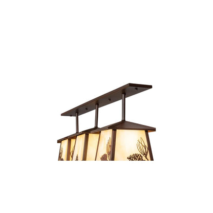 3 Light 48" Wide Linear Pendant