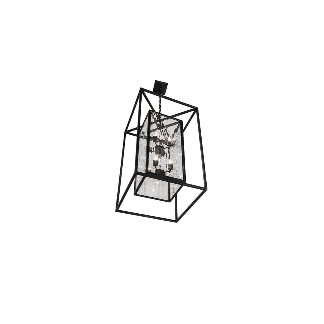 8 Light 34" Wide Taper Candle Pendant