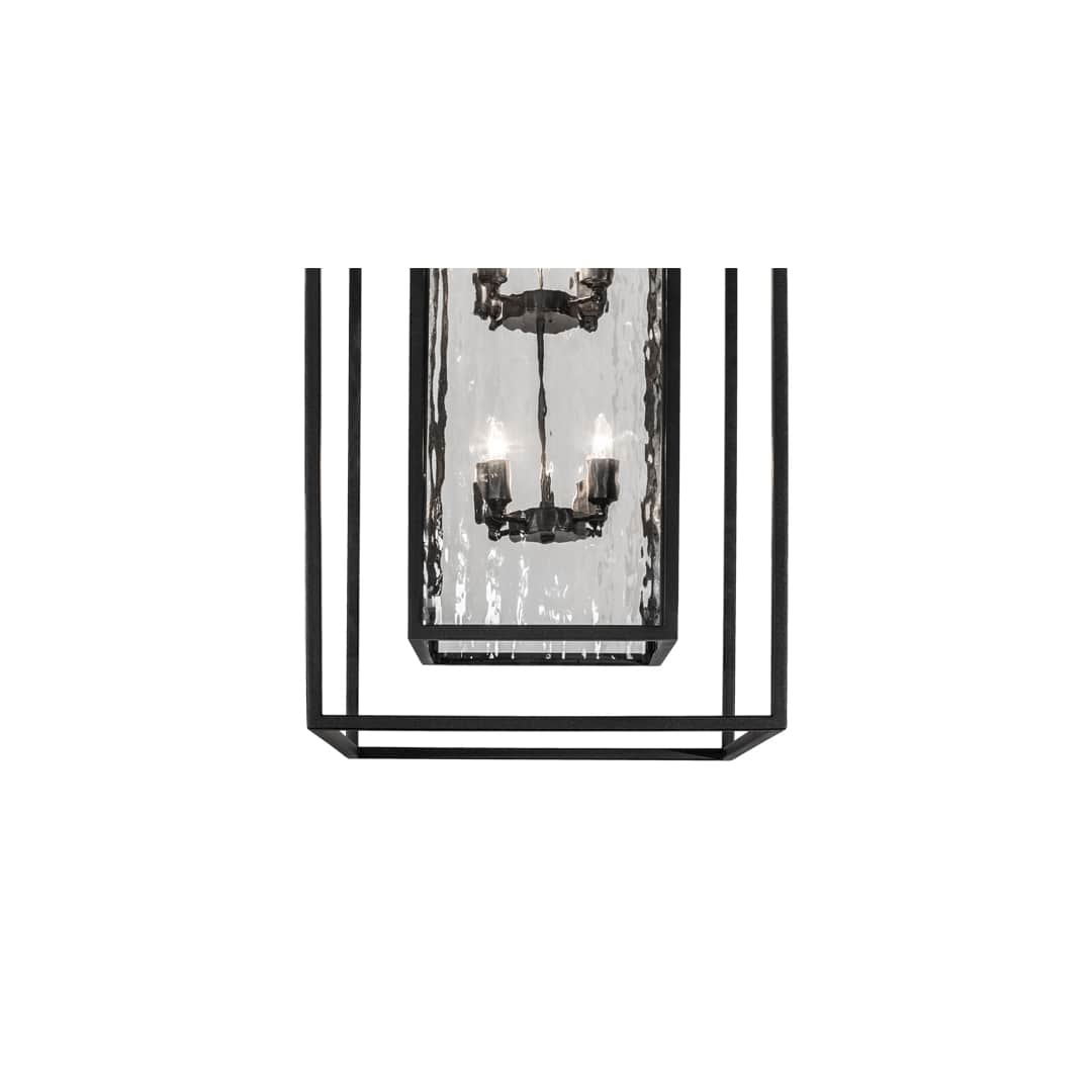 8 Light 34" Wide Taper Candle Pendant