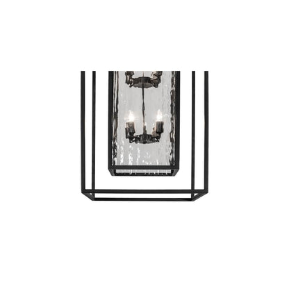 8 Light 34" Wide Taper Candle Pendant