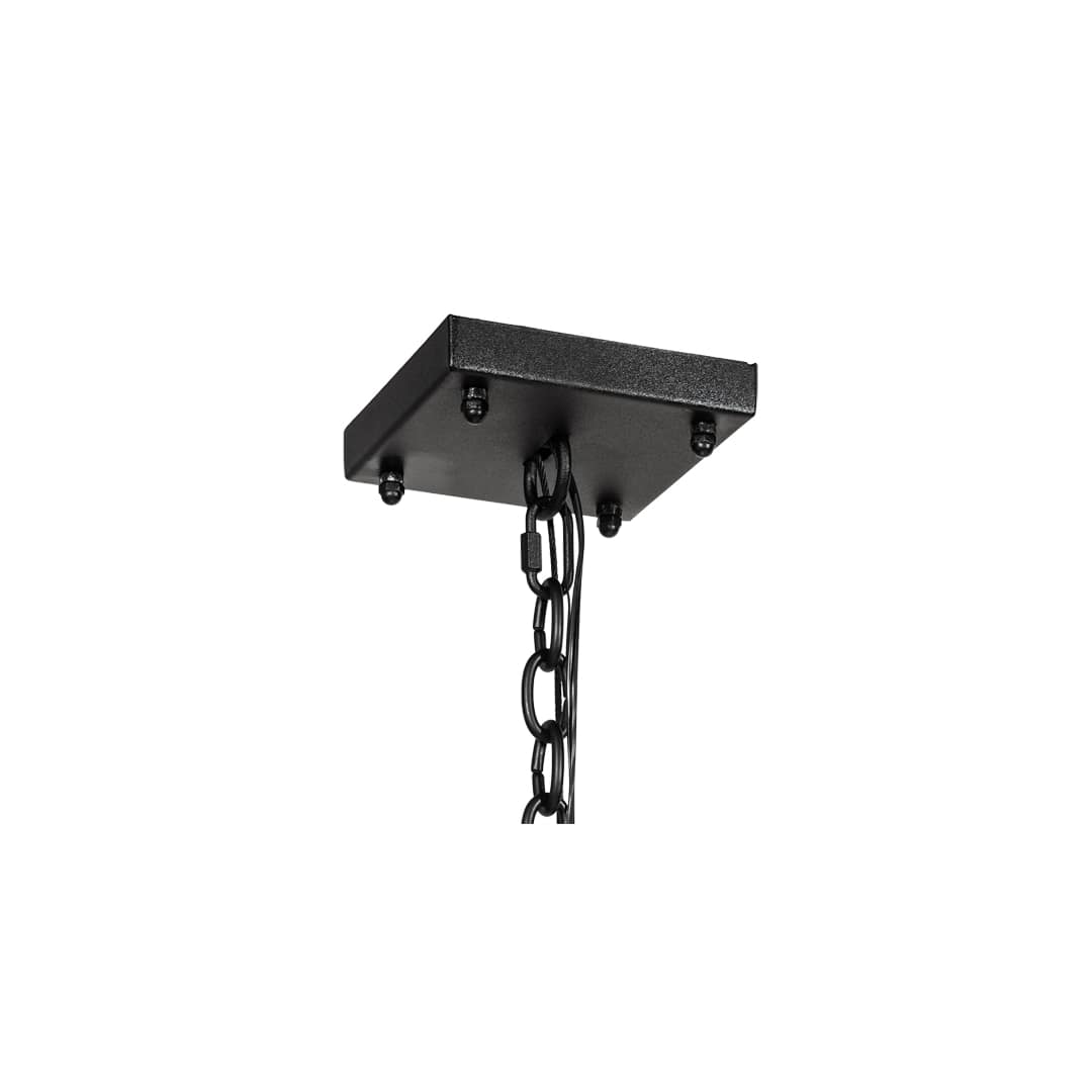 8 Light 34" Wide Taper Candle Pendant