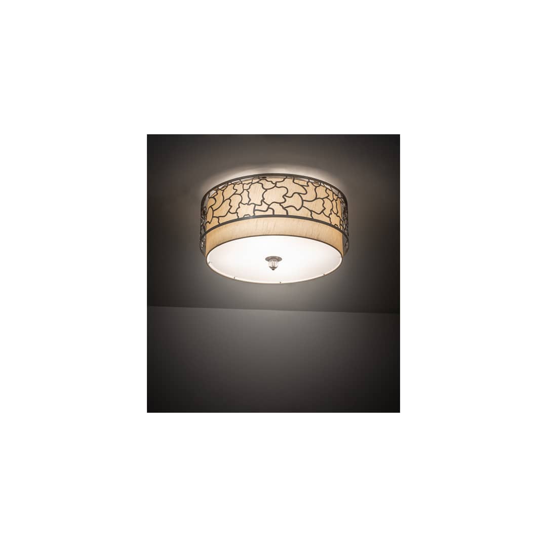 Deserto Seco 12 Light 27" Wide Semi-Flush Drum Ceiling Fixture