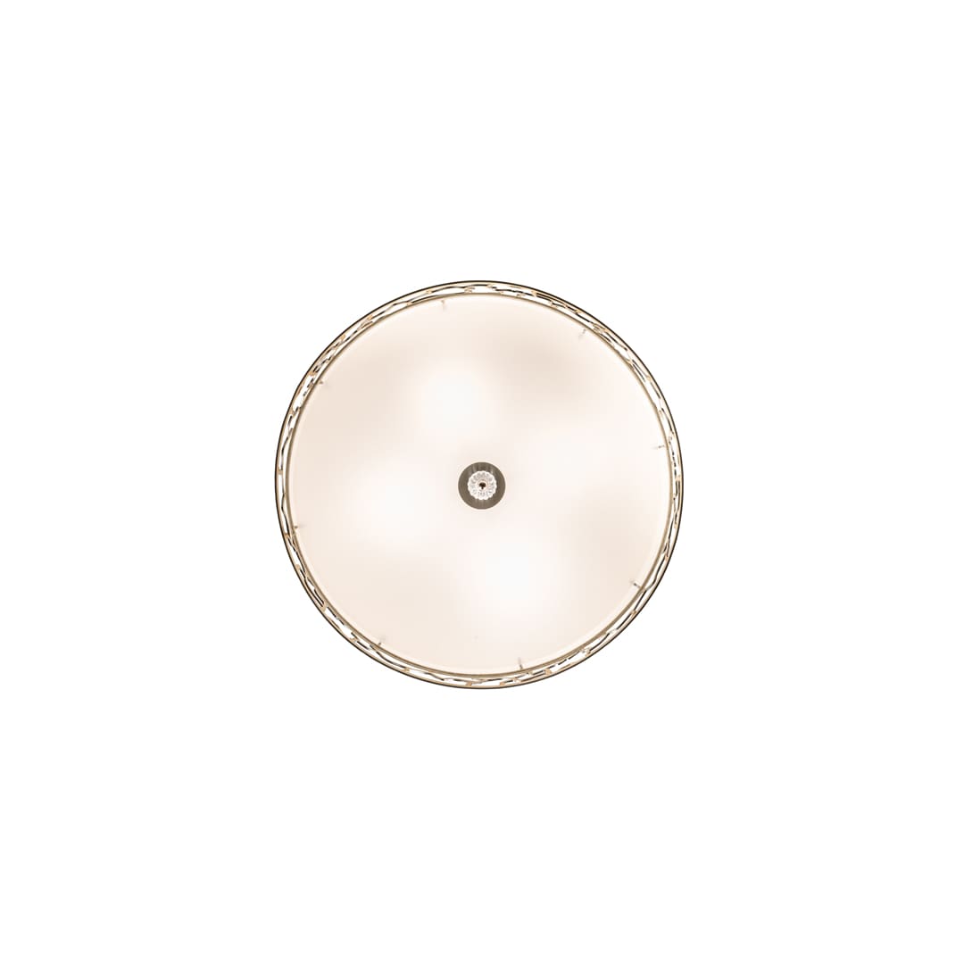 Deserto Seco 12 Light 27" Wide Semi-Flush Drum Ceiling Fixture