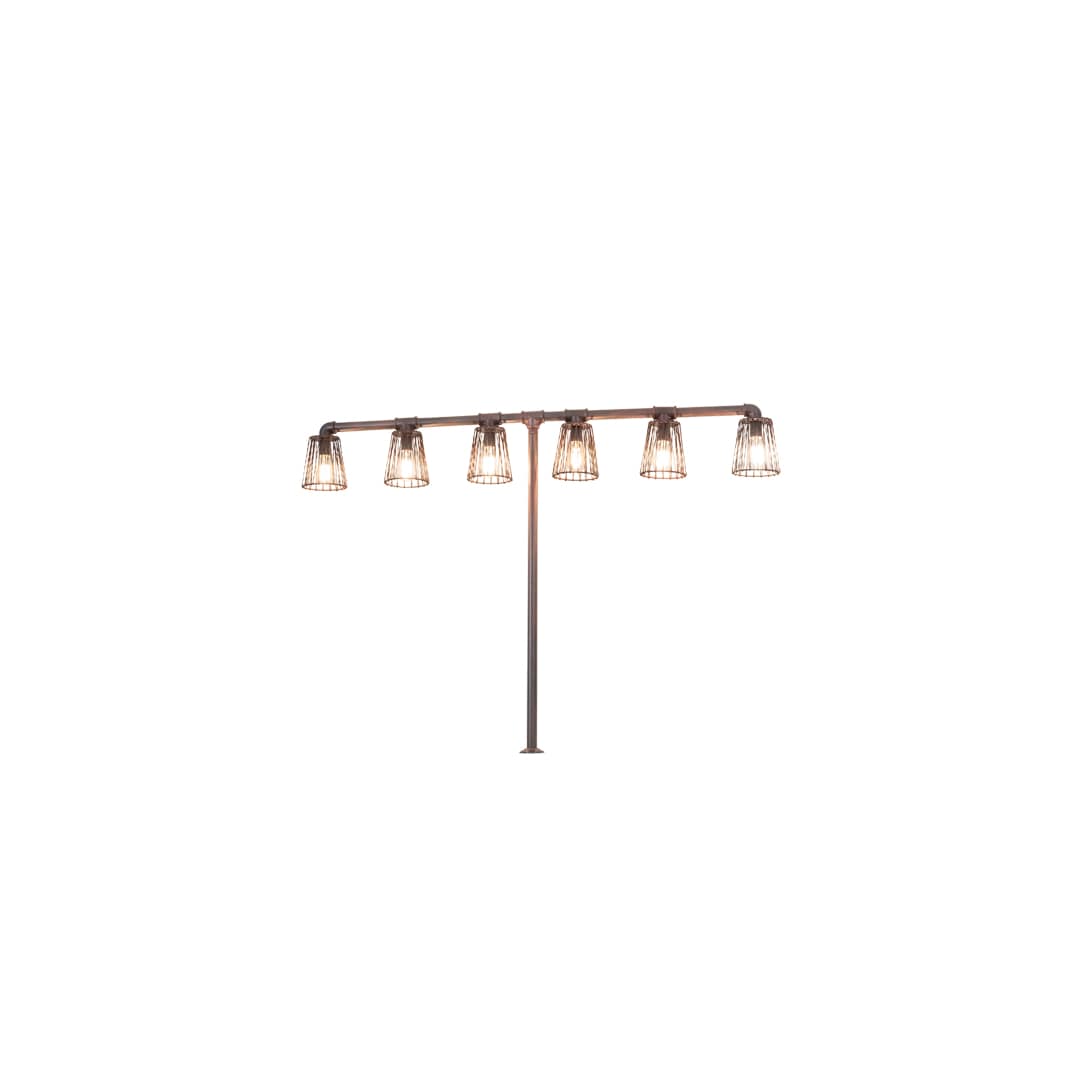 PipeDream 6 Light 48" Tall Buffet Table Lamp