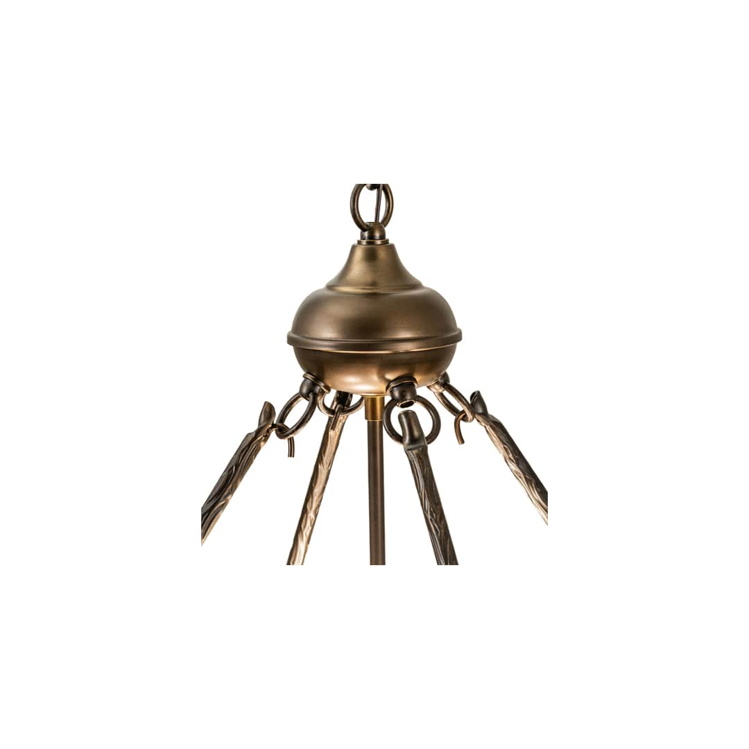 4 Light 27" Wide Abstract Pendant