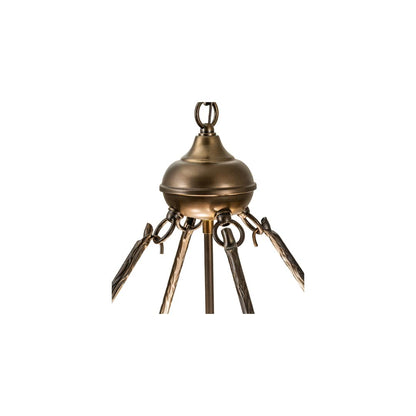 4 Light 27" Wide Abstract Pendant