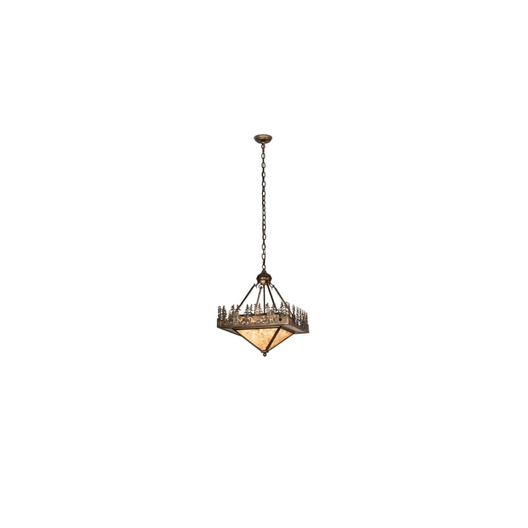 4 Light 27" Wide Abstract Pendant