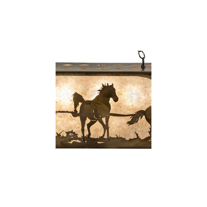 9 Light 60" Wide Billiard Linear Pendant