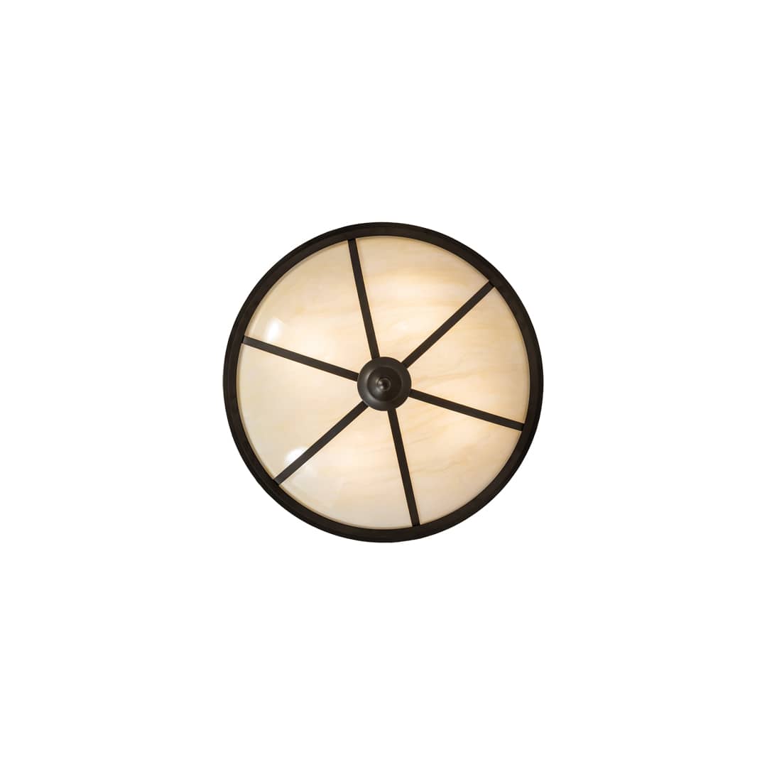 Commerce 4 Light 20" Wide Semi-Flush Bowl Ceiling Fixture - Cafe-Noir / Oil Rubbed Bronze Finish