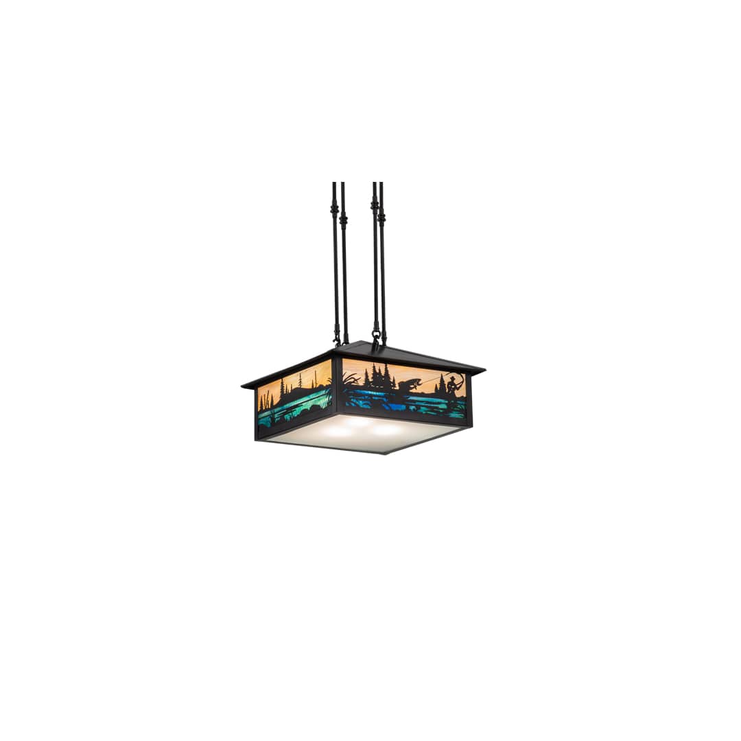 3 Light 24" Wide Pendant