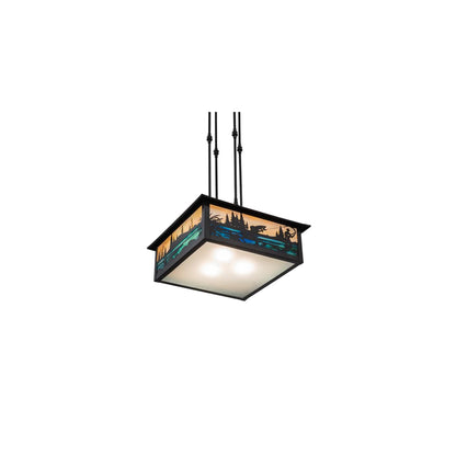 3 Light 24" Wide Pendant