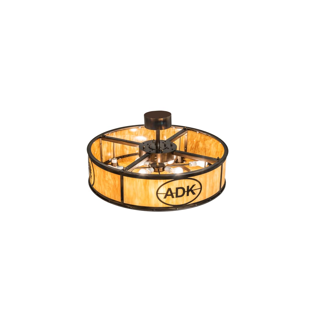 8 Light 37" Wide Pendant