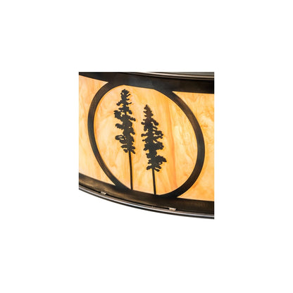 8 Light 37" Wide Pendant