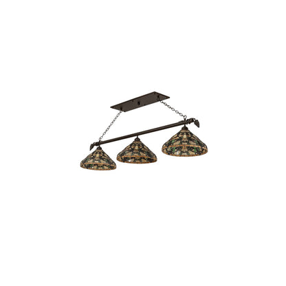 3 Light 69" Wide Linear Pendant