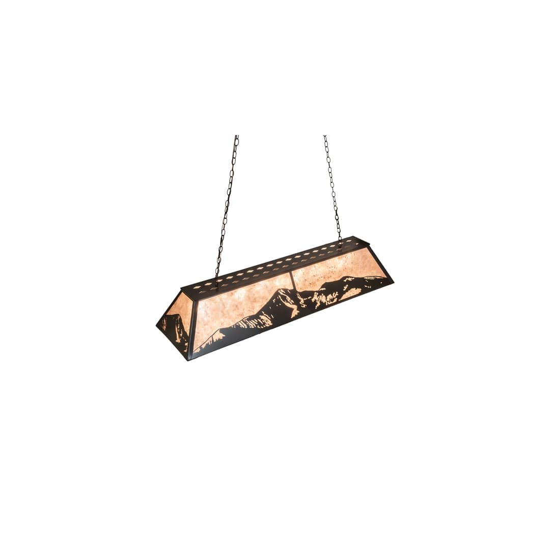 9 Light 61" Wide Billiard Linear Pendant