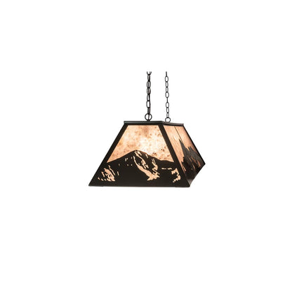 9 Light 61" Wide Billiard Linear Pendant