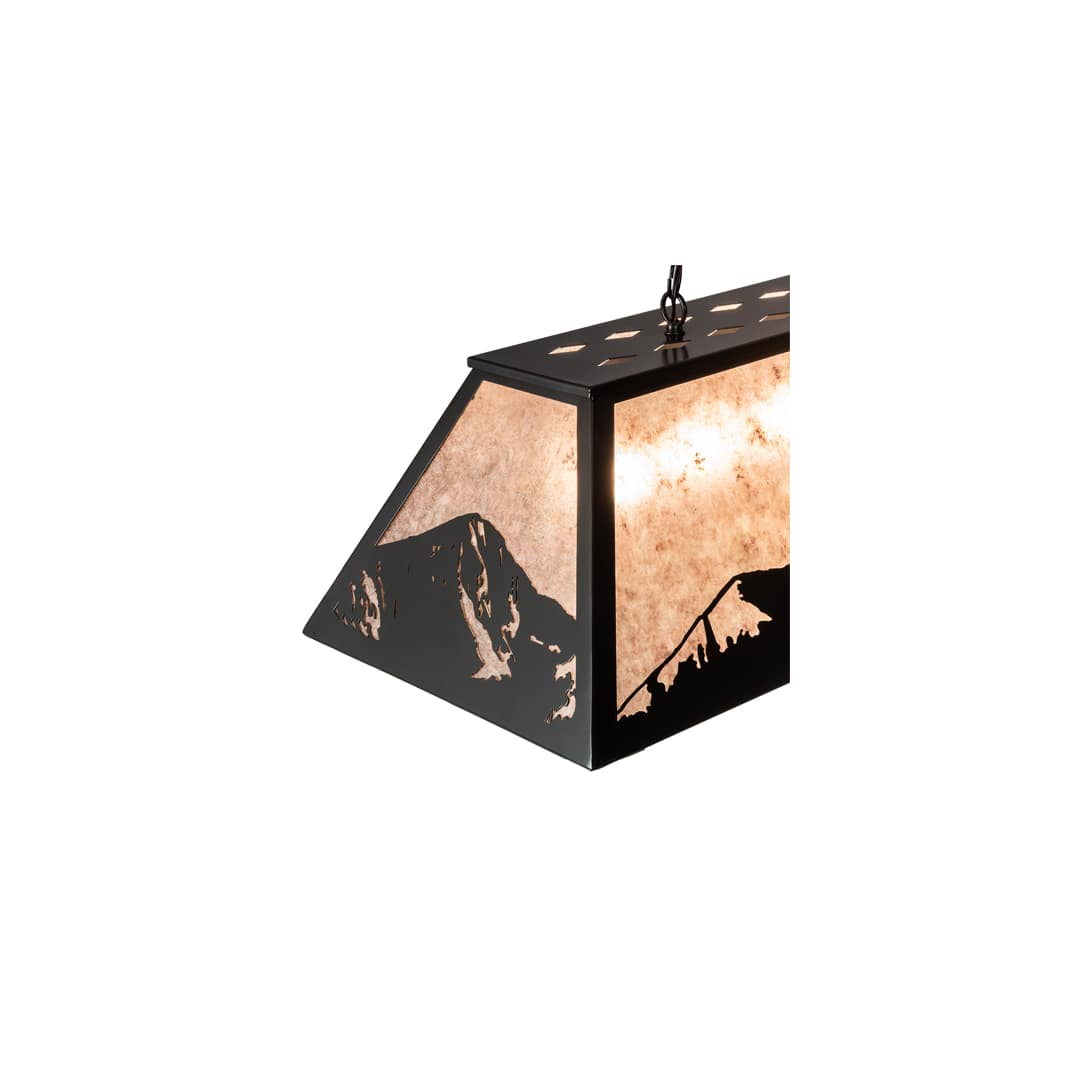 9 Light 61" Wide Billiard Linear Pendant