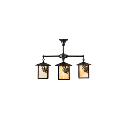 Seneca Winter Pine 4 Light 32" Wide Chandelier