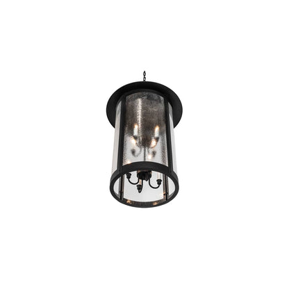 8 Light 24" Wide Taper Candle Pendant