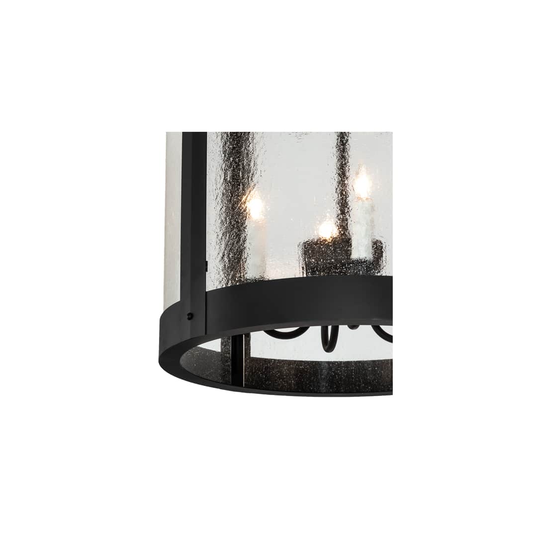 8 Light 24" Wide Taper Candle Pendant