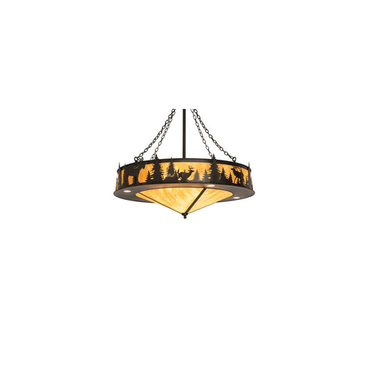 8 Light 48" Wide Pendant