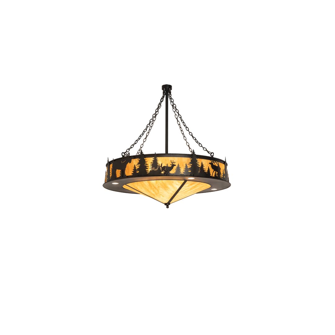 8 Light 48" Wide Pendant