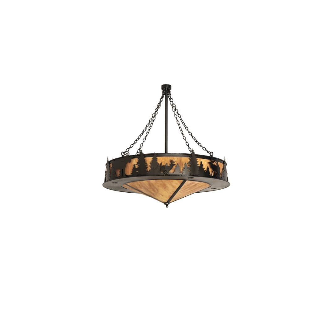 8 Light 48" Wide Pendant