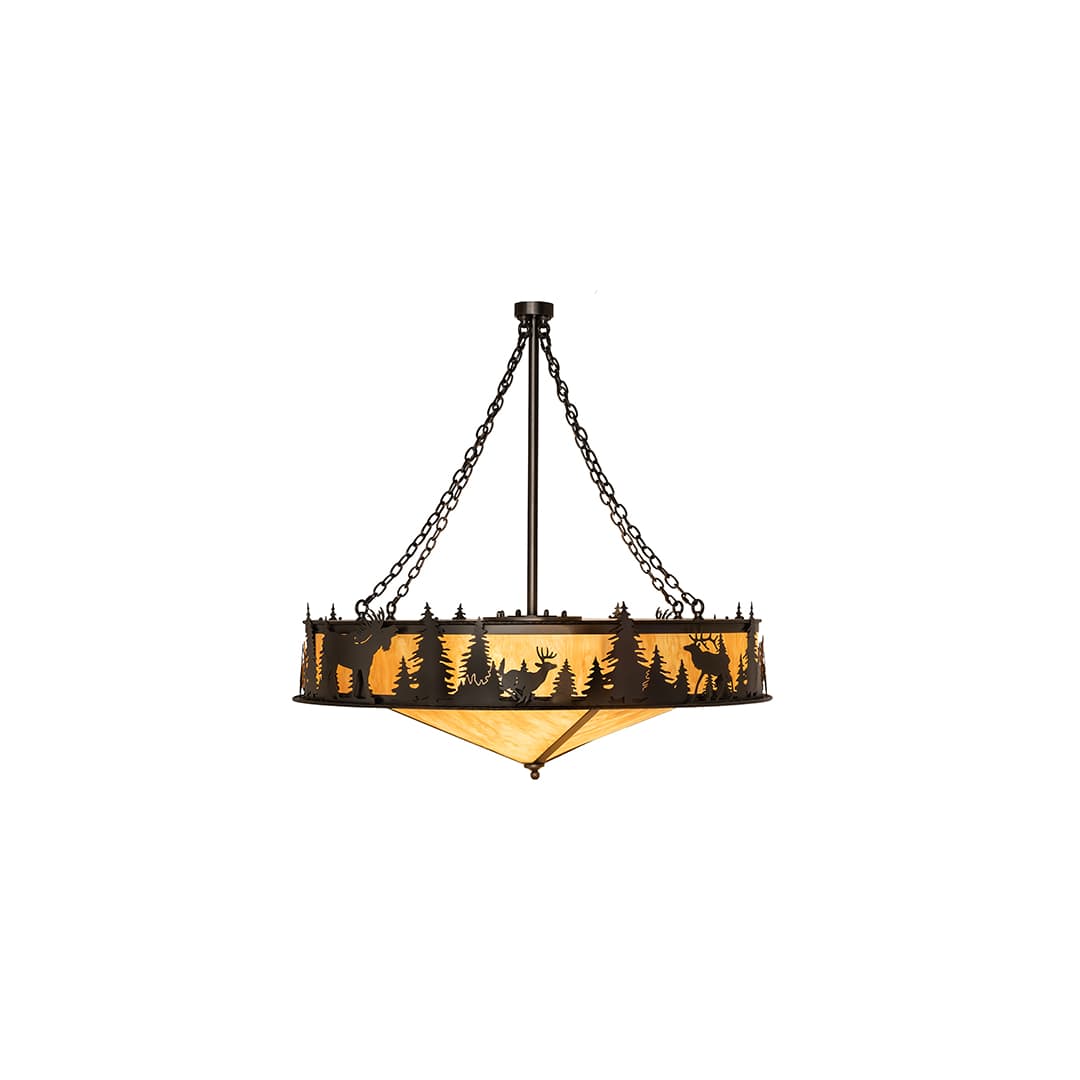 8 Light 48" Wide Pendant