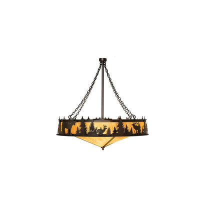 8 Light 48" Wide Pendant