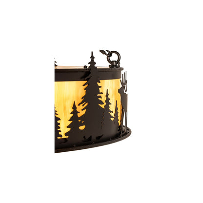 8 Light 48" Wide Pendant