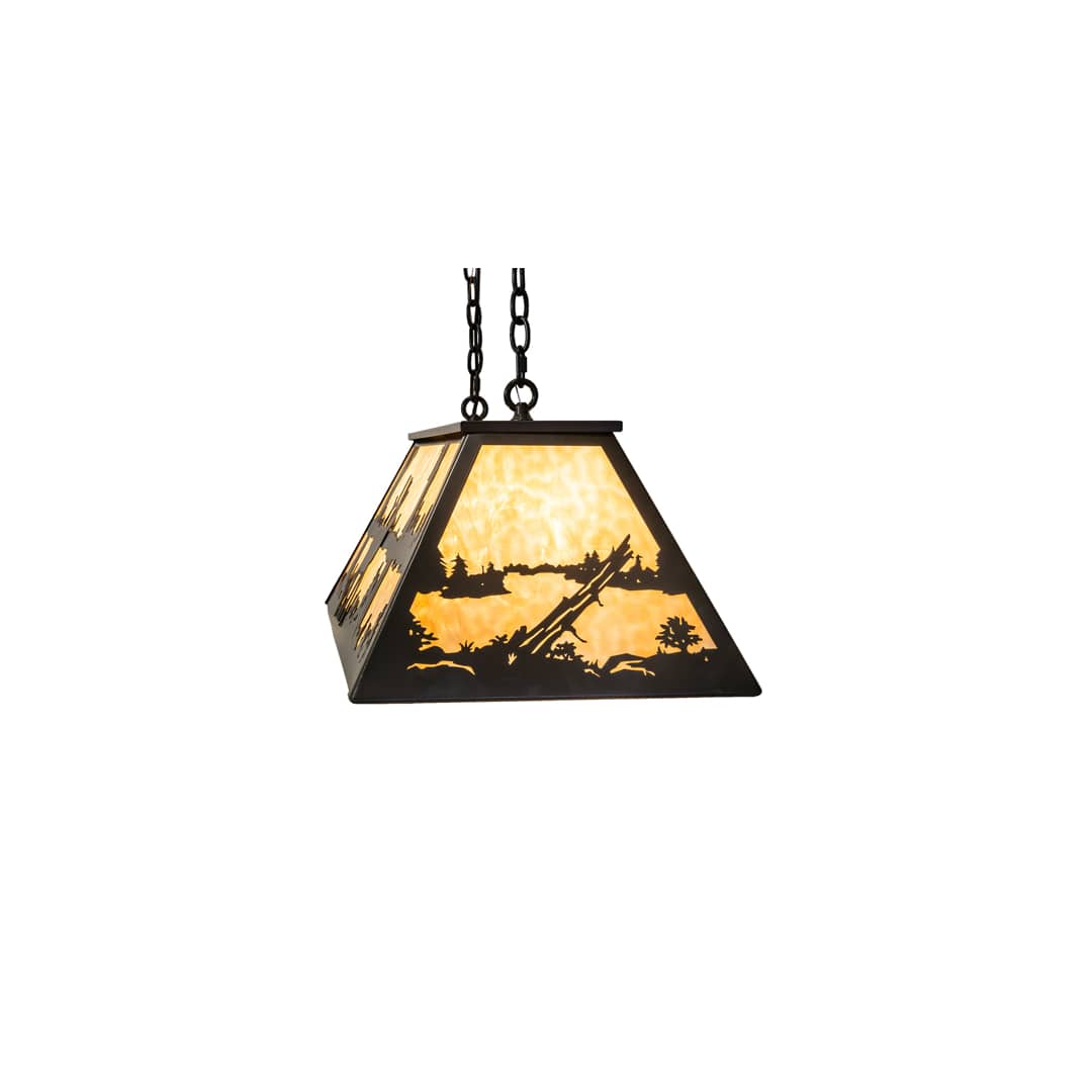 6 Light 48" Wide Billiard Linear Pendant