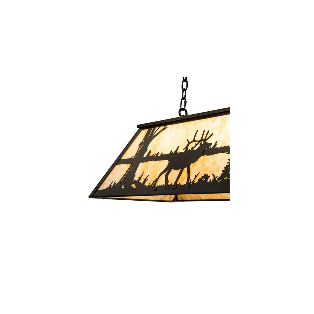 6 Light 48" Wide Billiard Linear Pendant