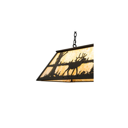 6 Light 48" Wide Billiard Linear Pendant