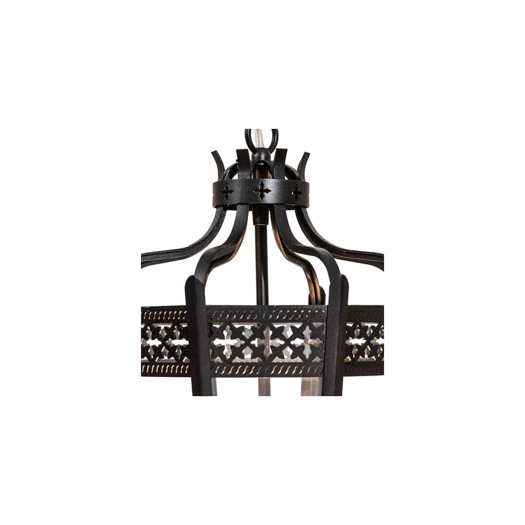 3 Light 11" Wide Taper Candle Pendant