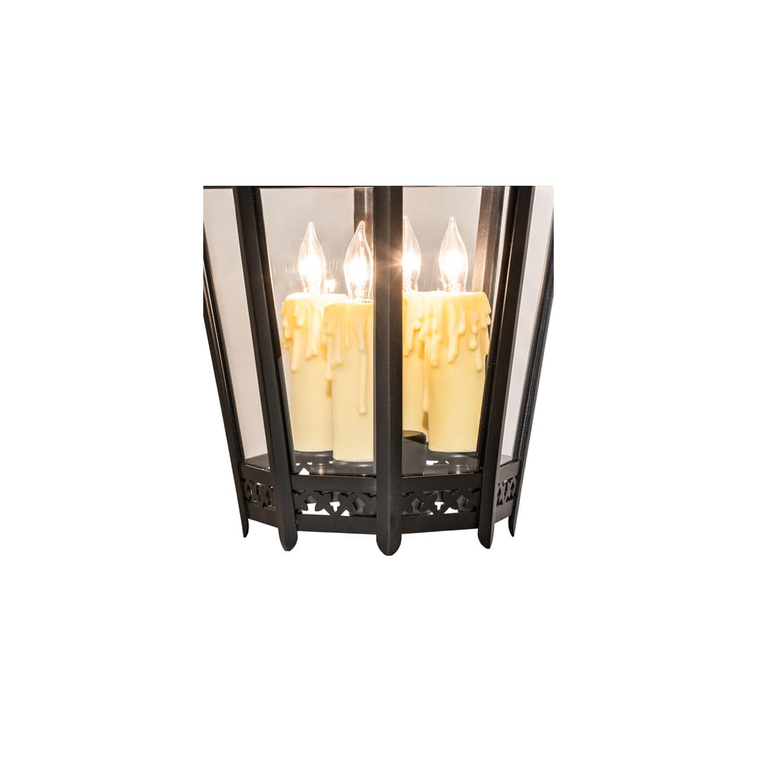 3 Light 11" Wide Taper Candle Pendant