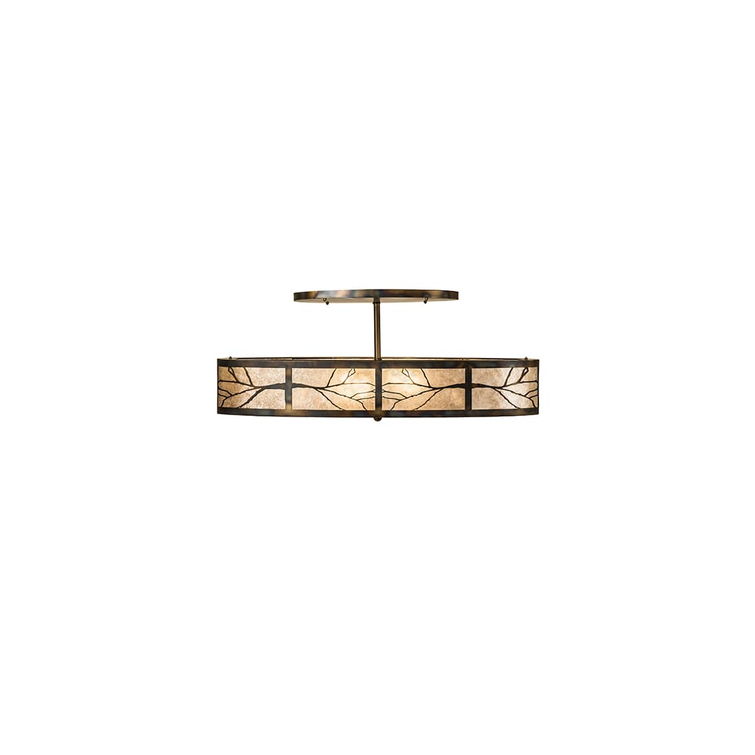 4 Light 36" Wide Linear Pendant