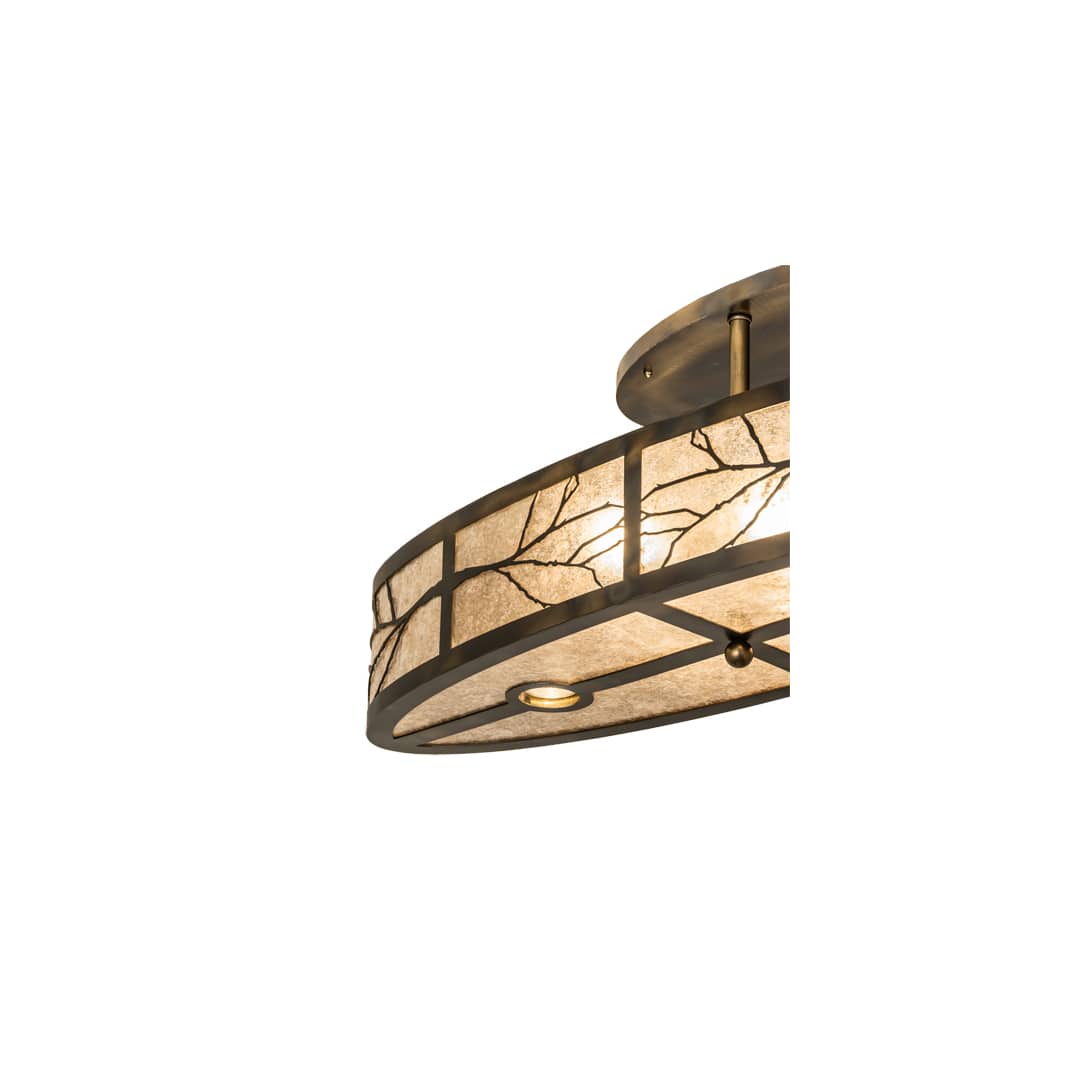 4 Light 36" Wide Linear Pendant