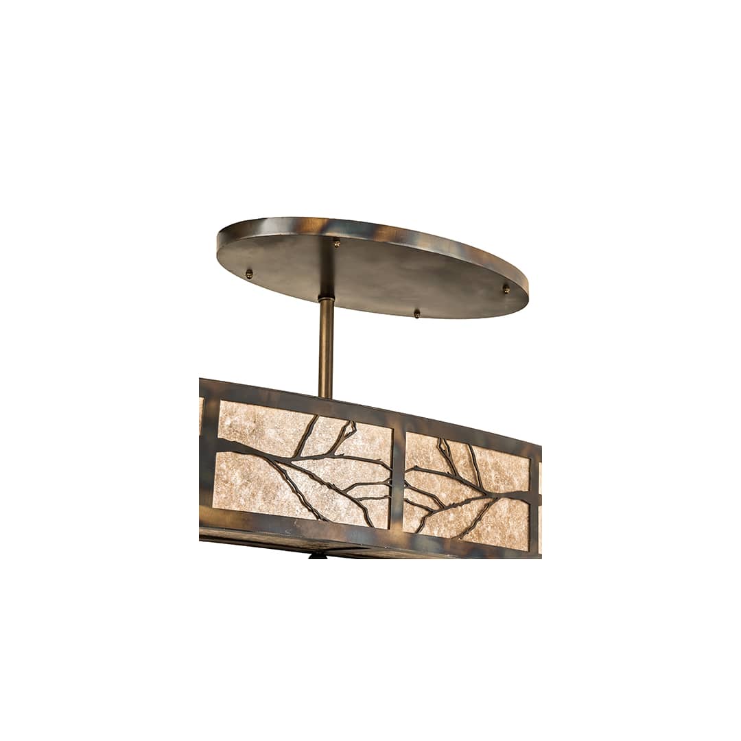 4 Light 36" Wide Linear Pendant