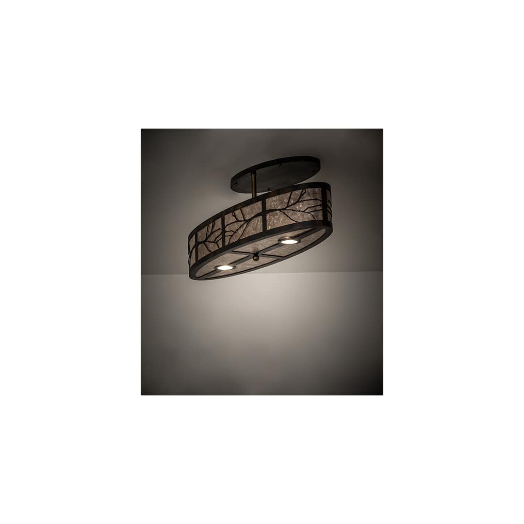 4 Light 36" Wide Linear Pendant