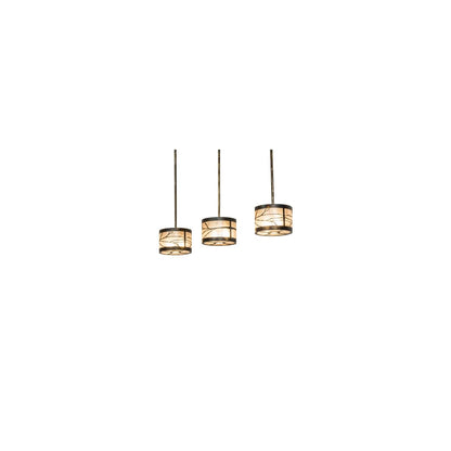 6 Light 50" Wide Linear Pendant