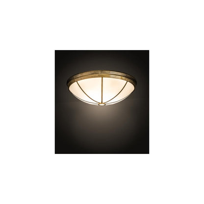 Kahe 12 Light 60" Wide Flush Mount Bowl Ceiling Fixture - Brass Finish