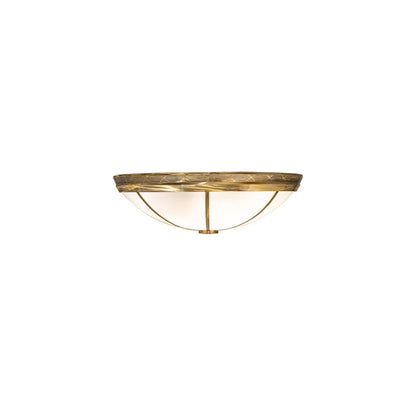 Kahe 12 Light 60" Wide Flush Mount Bowl Ceiling Fixture - Brass Finish
