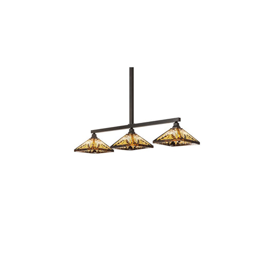 3 Light 63" Wide Linear Pendant