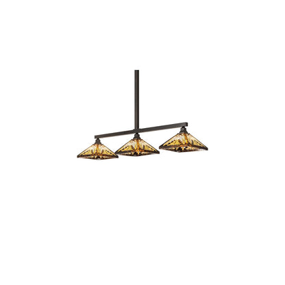 3 Light 63" Wide Linear Pendant