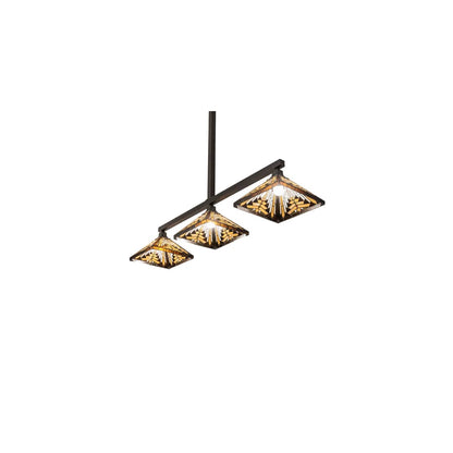 3 Light 63" Wide Linear Pendant