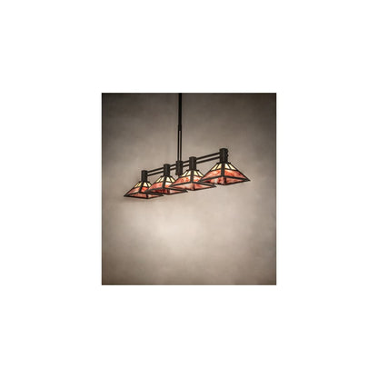 4 Light 64" Wide Linear Pendant