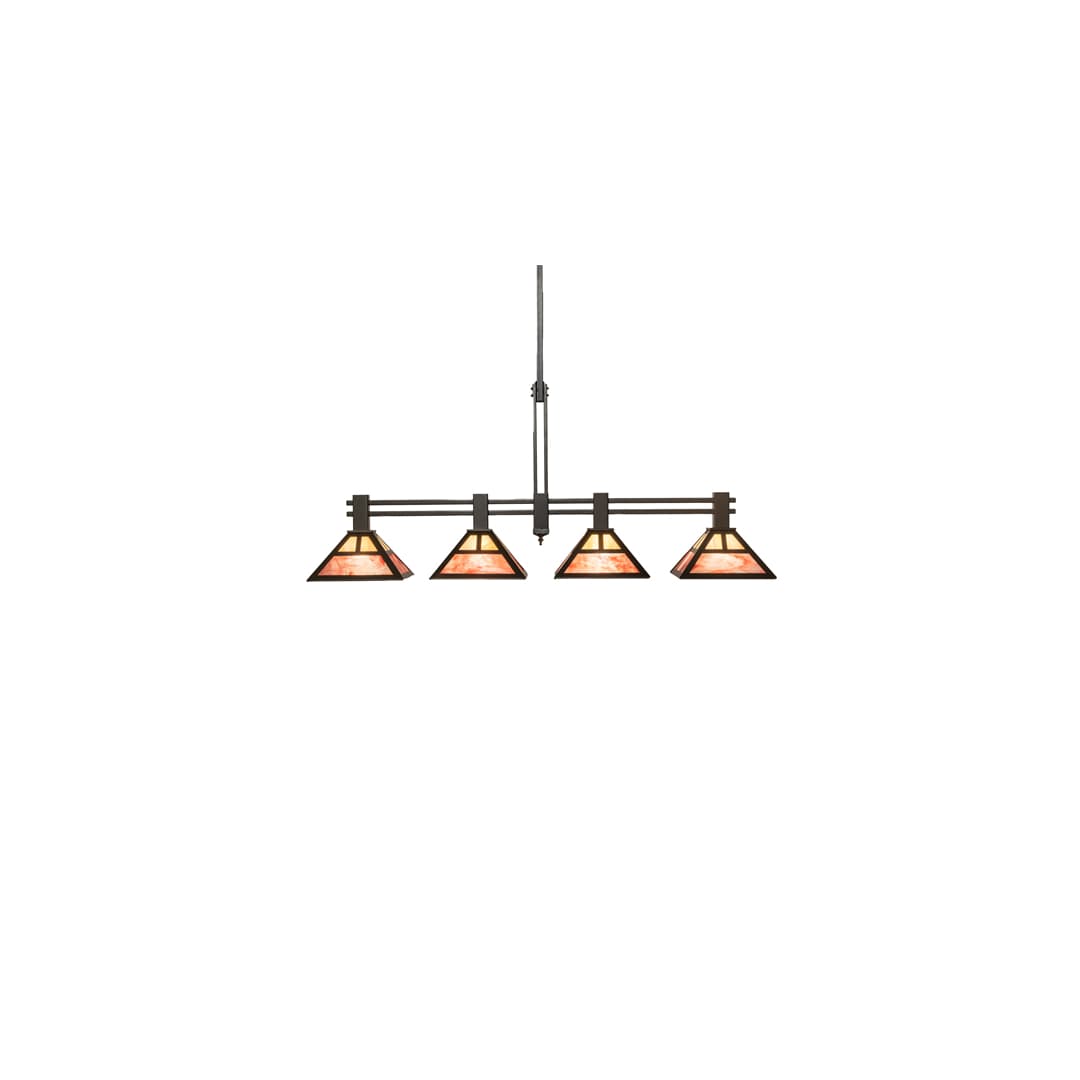 4 Light 64" Wide Linear Pendant